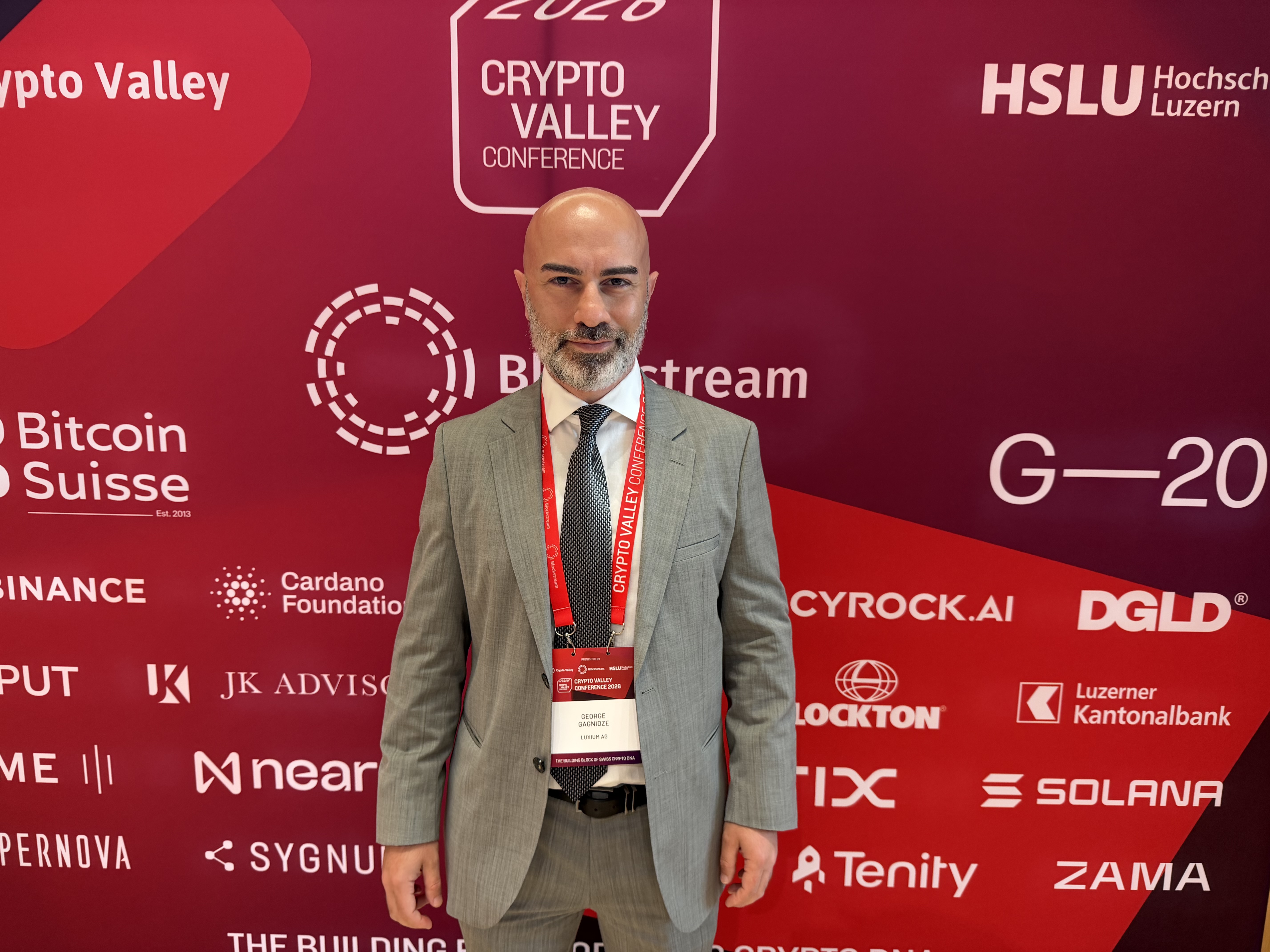 Luxium AG at the Crypto Valley Conference, Rotkreuz, Zug. Switzerland