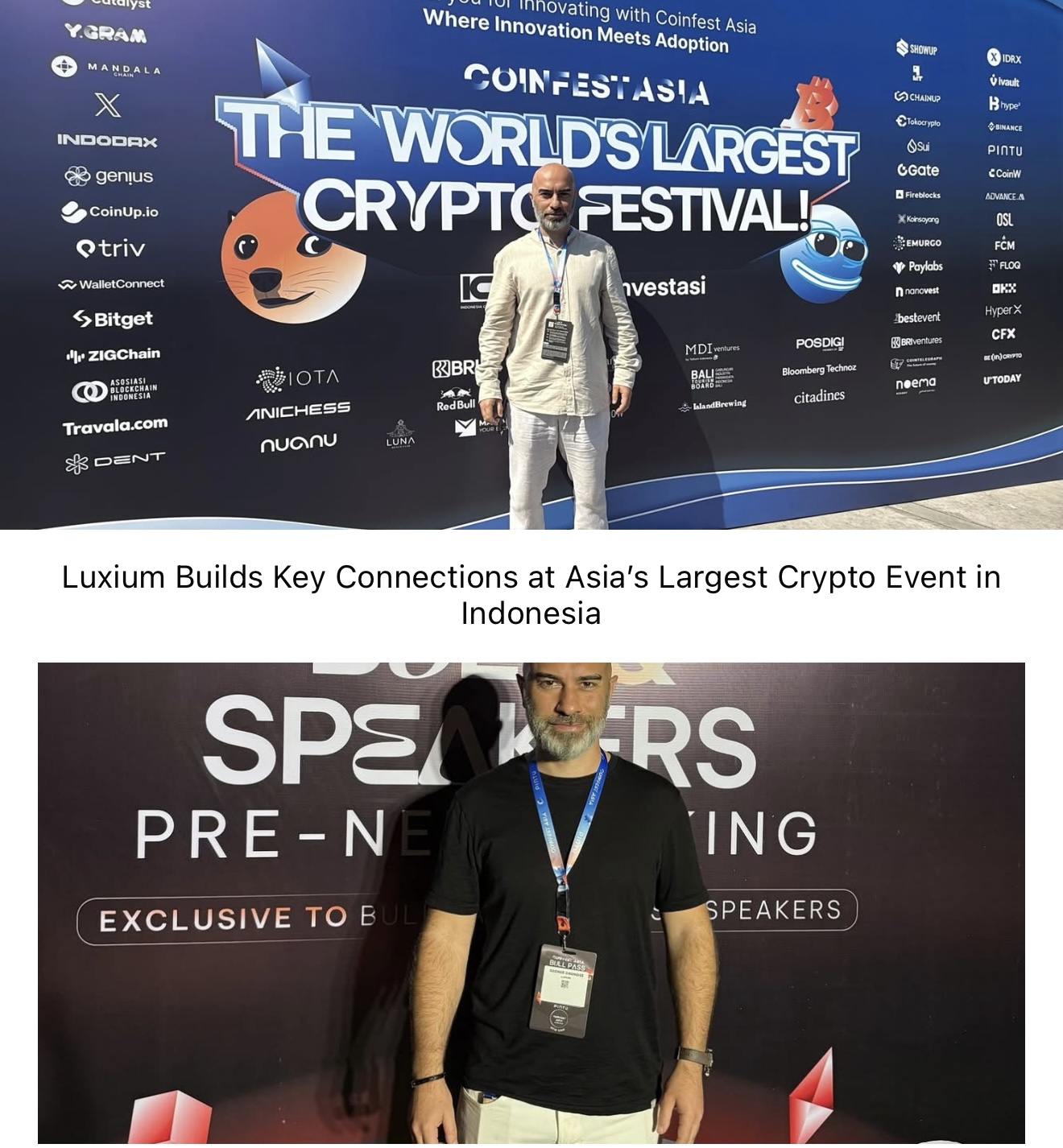 The world’s largest crypto event In Bali